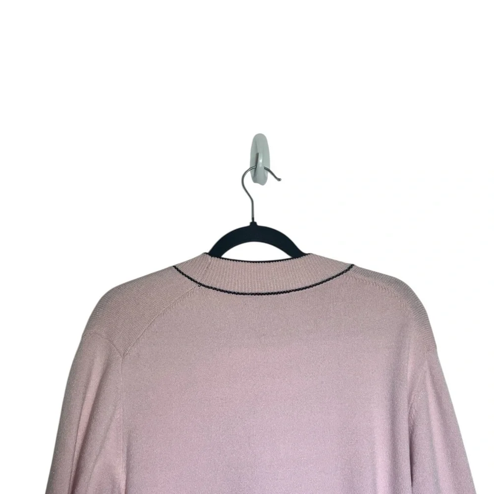 Ann Taylor Pink V Neck Cardigan NWT Large